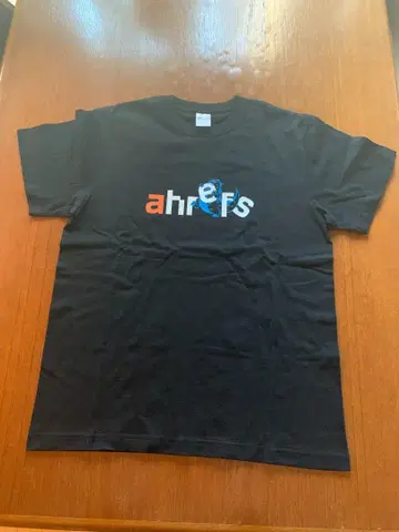 Ahrefs 에이치레프스 T셔츠 블랙 (레어?)