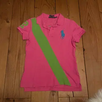폴로 랄프 로렌 핑크 피케 셔츠 반팔 y2k