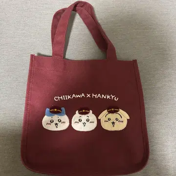 치이카와 (먼작귀) 한큐 기차 토트백 하치와레 토끼
