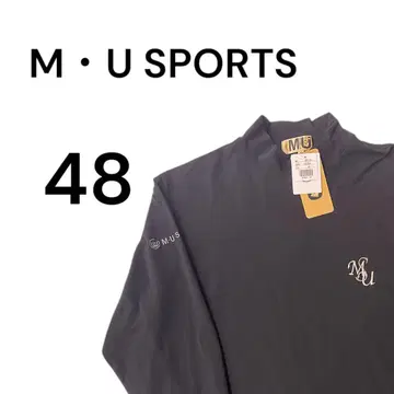 M U SPORTS 블랙 셔츠 티셔츠 48 골프