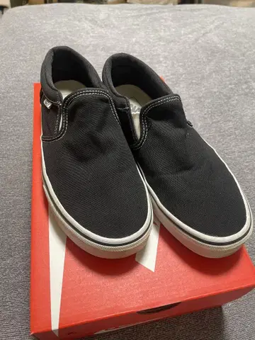 VANS 블랙 슬립온