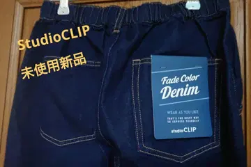 새상품 stadioCLIP 페이드 컬러 데님 팬츠