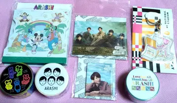 아라시 ARASHI 마스킹 테이프 메모 마그넷 미개봉 7개 세트 굿즈