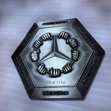로즈버그 해밀턴 2014-2016 월드 챔피언 기념 메달 AMG
