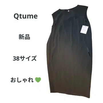 Qtume 슬리브리스 드레스 38 택 포함 새상품