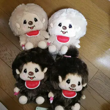 몽치치 통통 오테다마 봉제 인형 전 4종 컴플리트 세트