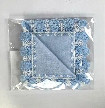 [ 미사용 새상품 ] 긴자와 레이스 타월 손수건 아이엠 도라에몽 블루