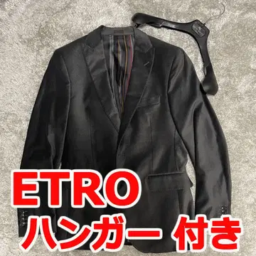새상품급, 안감 멋짐 [ ETRO ] 에트로 테일러드 자켓 블랙
