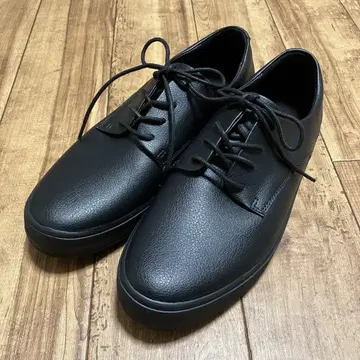 미사용 새상품 ] 무인양품 재생 가죽 신발 블랙 26.5cm