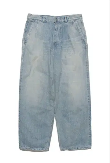 graphpaper selvage denim two tuck pants