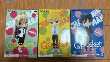 체인소 맨 피규어 Qposket 3종 덴지 파워 아키