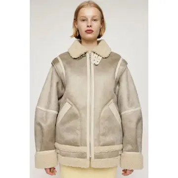 SLY 2way over size B-3 2022 무스탕 아우터