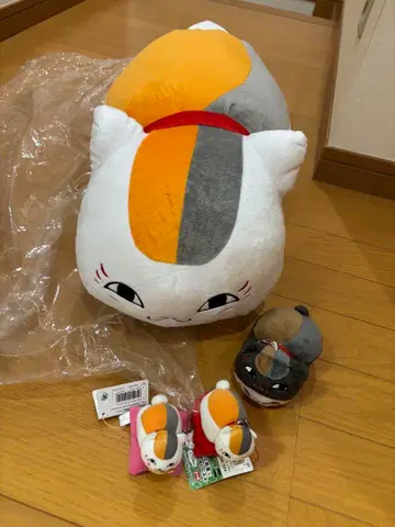 나츠메 우인장 큰 봉제 인형 냥코 선생님 애니메이트 한정판