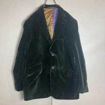 USA 수입 레트로 빈티지감 테일러드 자켓 벨로아 어스 컬러