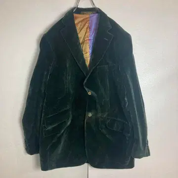 USA 수입 레트로 빈티지감 테일러드 자켓 벨로아 어스 컬러