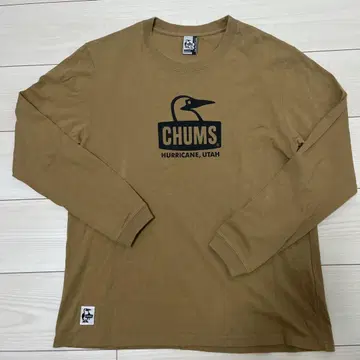 CHUMS 브라운 긴팔 티셔츠 L
