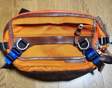 오렌지 브라운 CORDURA 바디백