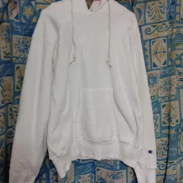 Champion Reverse Weave 후드 맨투맨 L 빨간색 택