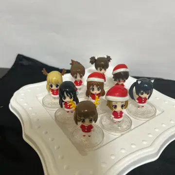 산타 의상 케이온 피규어 9체 세트