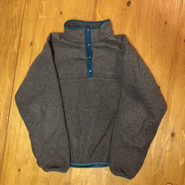 L.L.Bean 스냅T 플리스 80~90s 그레이