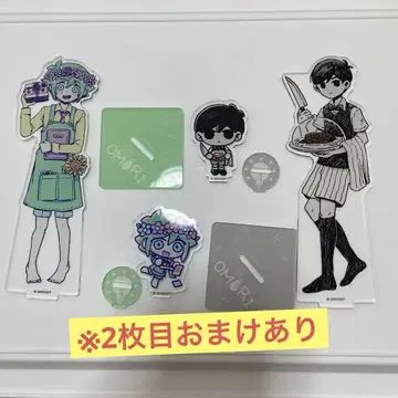 omori 오모리 바질 트리 빌리지 아크릴 스탠드 콜라보 카페