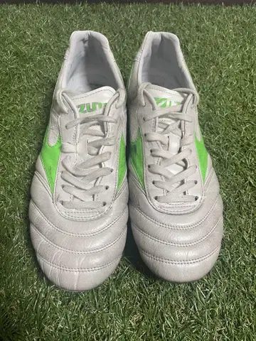 Mizuno 모렐리아2Japan 스파이크 축구 화이트/그린