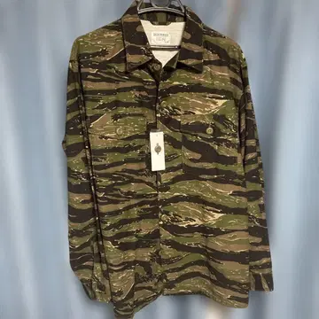 BACK NUMBER 카모플라쥬 밀리터리 자켓 XL 타이거 카모 새상품