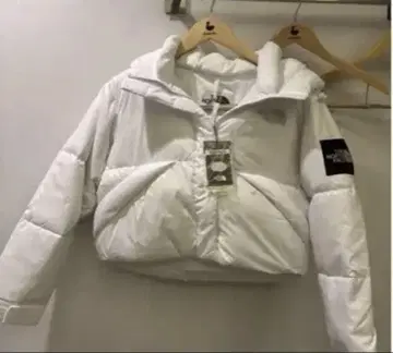 THE NORTH FACE 화이트 다운 자켓 화이트 라벨 새상품