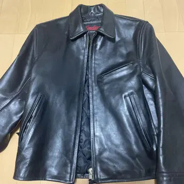 Indian Motorcycle 가죽 자켓 사이즈 38 블랙