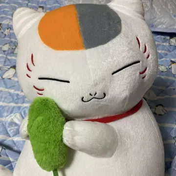 냥코 선생님 10th 메챠데카 봉제 인형 냥코 선생님과 낚싯대