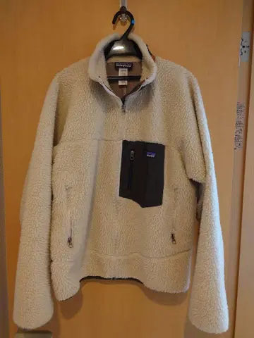 patagonia 플리스 자켓 MENS S 베이지/브라운