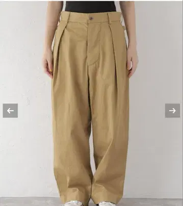 미사용 ES:S IN-TUCK BAGGY PANTS