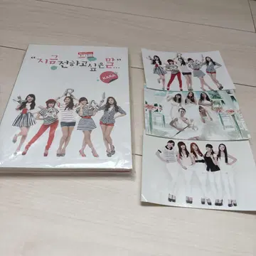 [ KARA 공식 굿즈 ] 미개봉 노트 3권 세트 + 사진 3장