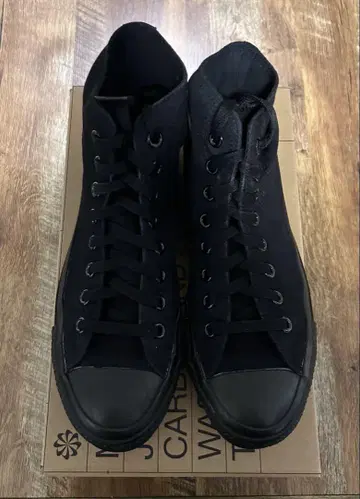 Converse All Star 블랙 하이컷 스니커즈