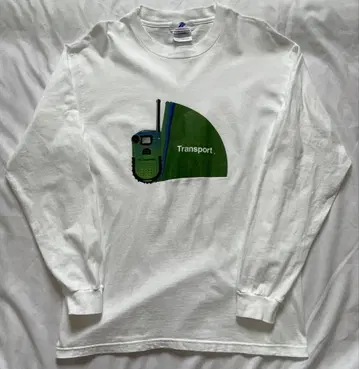 98년제 TRANSPORT T셔츠 vintage 헤인즈 90s 우라하라