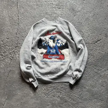 80's Bud Light print sweat