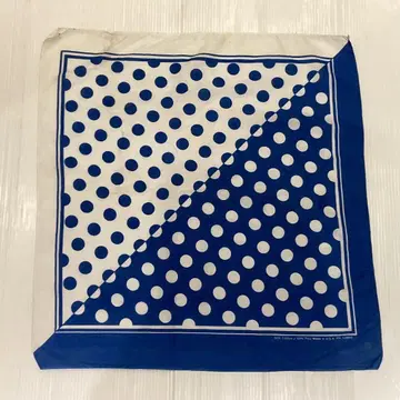 레어 80s 도트 무늬 vintage 반다나 빈티지 USA제