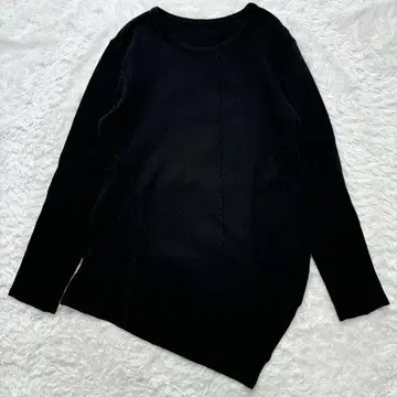 새상품급 Y's 와이즈 티셔츠 YK-T07-962 블랙 비대칭
