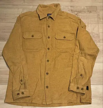 Patagonia 플란넬 셔츠 노랑 M