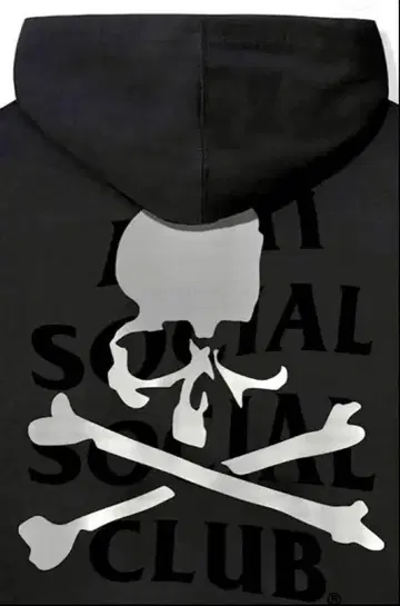 [ 미사용 새상품 ] 마스터마인드 x ASSC 후드티 블랙