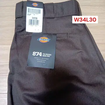 Dickies 디키즈 874 워크 팬츠 W34 x L30 다크 브라운