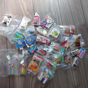 미니어처 음식 가챠 묶음 판매 미니어처 키링