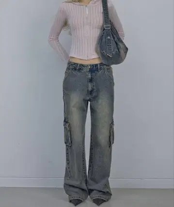 SCULPTOR acid cargo jogger pants