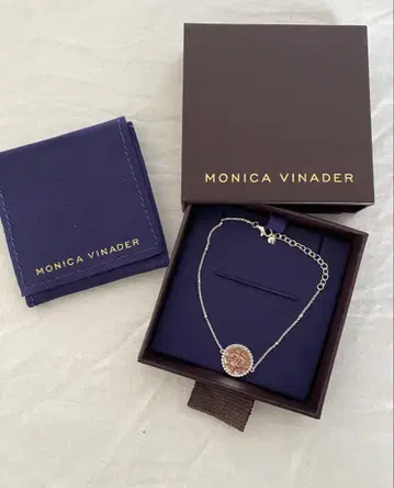 새상품 MONICA VINADER 실버 체인 팔찌