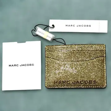 MARK JACOBS 카드 케이스 글리터 골드