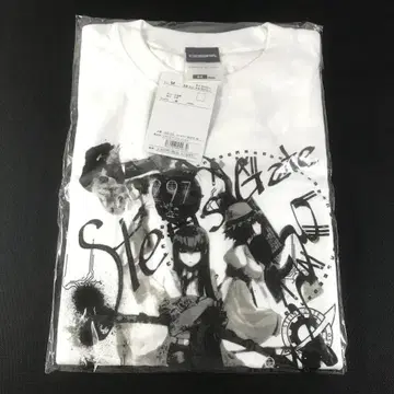 슈타인즈 게이트 콜라주T셔츠 STEINS;GATE M 사이즈 화이트