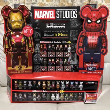 BE@RBRICK 해피 복권 마블 베어브릭 POP 받침대 팝