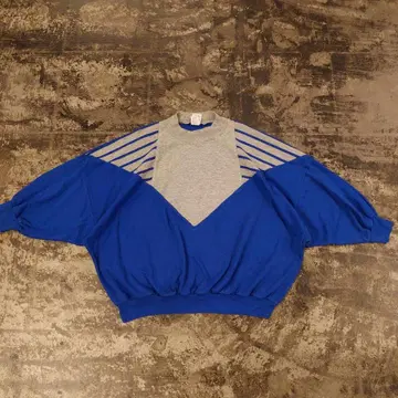 LAPS USA제 맨투맨 3XL 블루 x 그레이
