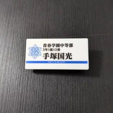 테니프리 전시회 명찰 배지 테즈카 쿠니미츠