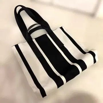 ZARA 패브릭 토트백 스트라이프 2way